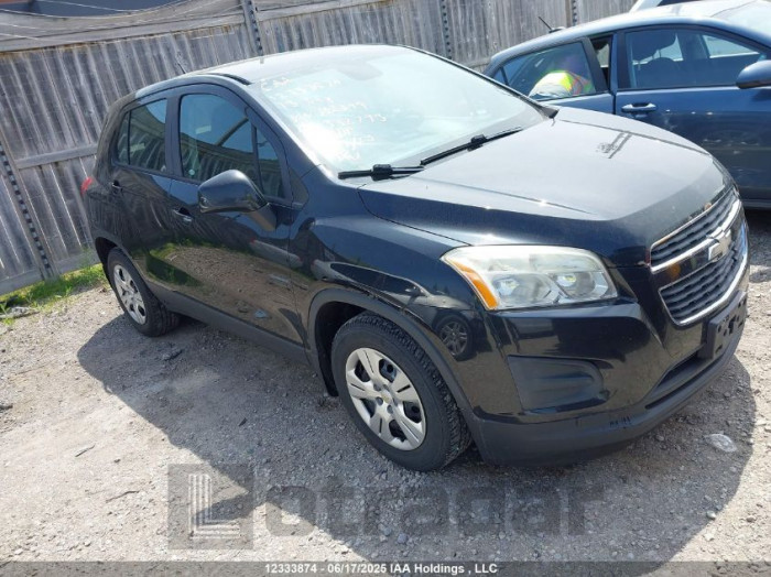 CHEVROLET TRAX 2013 VIN 3GNCJKSB6DL192349