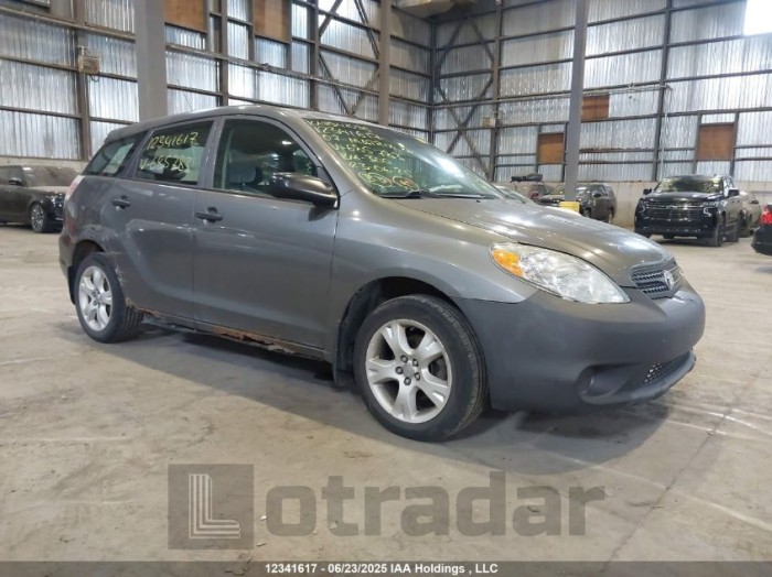 TOYOTA COROLLA MATRIX 2007 VIN 2T1KR32E57C685783