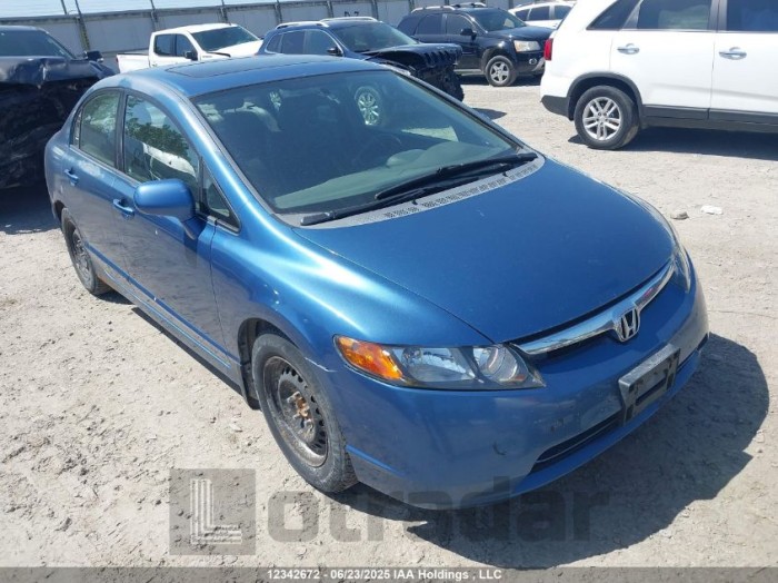 HONDA CIVIC 2008 VIN 2HGFA16598H008350