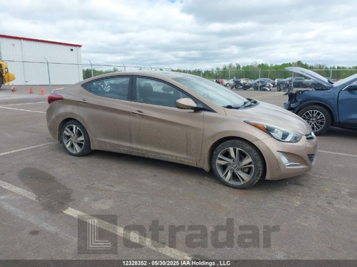 HYUNDAI ELANTRA 2015 VIN KMHDH4AH7FU262701