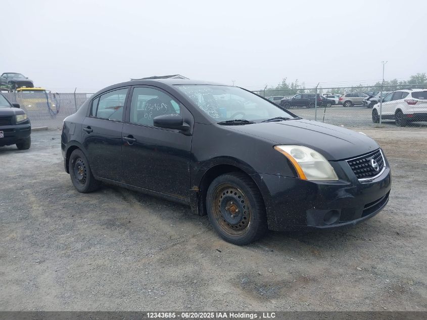 NISSAN SENTRA 2008 3N1AB61E38L754443