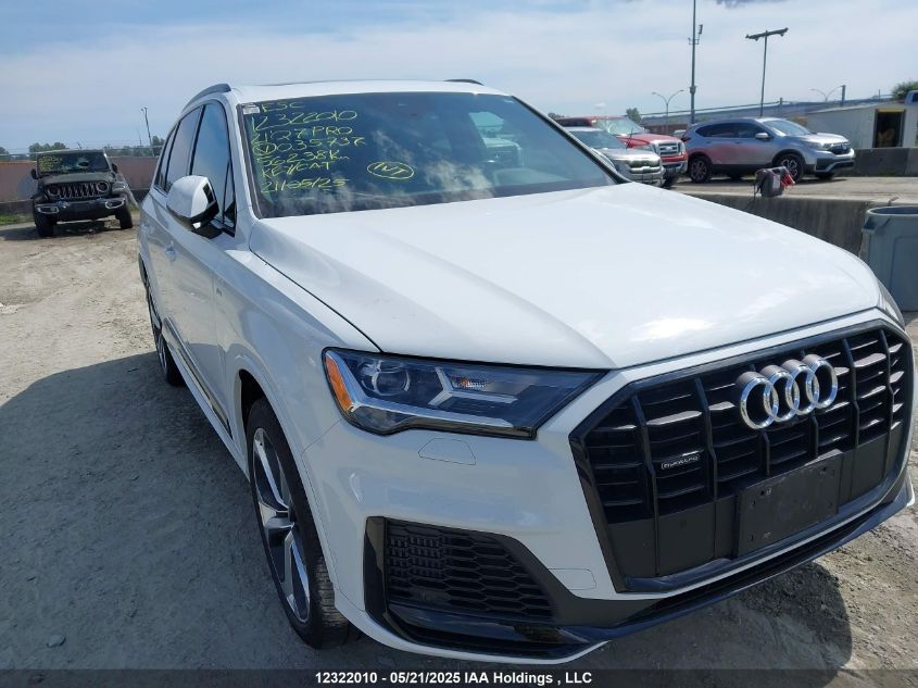 AUDI Q7 2021 WA1MXAF74MD035737
