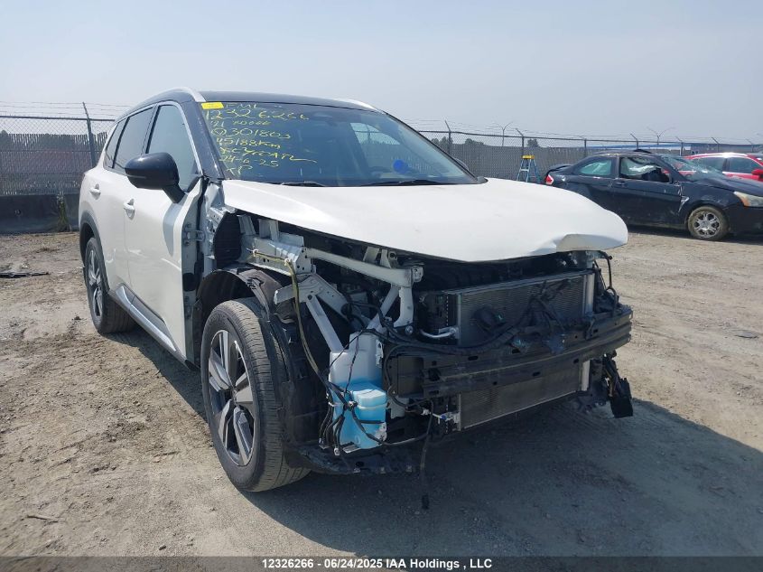 NISSAN ROGUE 2021 JN8AT3DD5MW301803