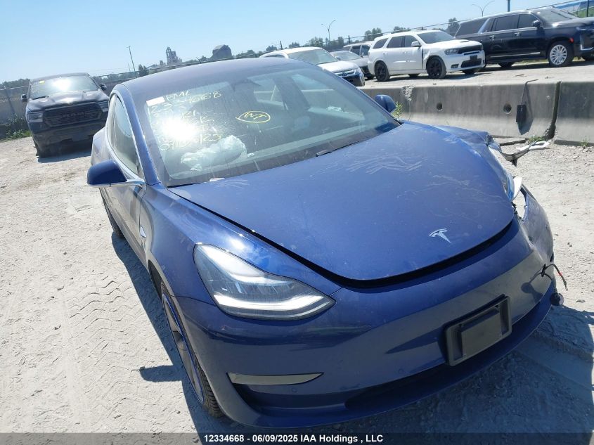TESLA MODEL 3 2018 5YJ3E1EB6JF107121