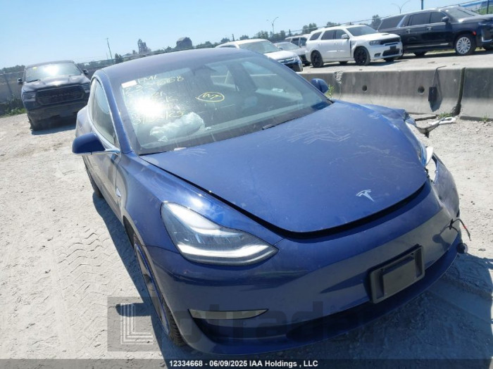 TESLA MODEL 3 2018 VIN 5YJ3E1EB6JF107121