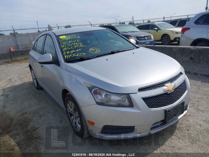 CHEVROLET CRUZE 2014 VIN 1G1PC5SB2E7364901