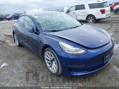 TESLA MODEL 3 2022 5YJ3E1EA7NF258448