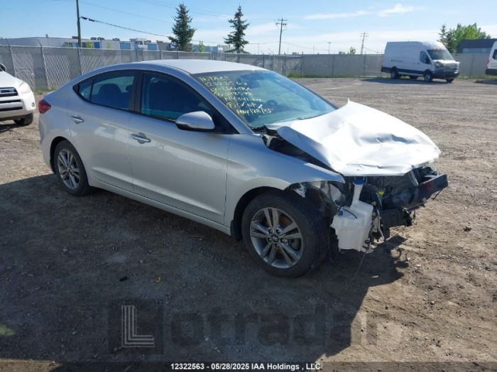 HYUNDAI ELANTRA 2017 VIN KMHD84LF3HU398578