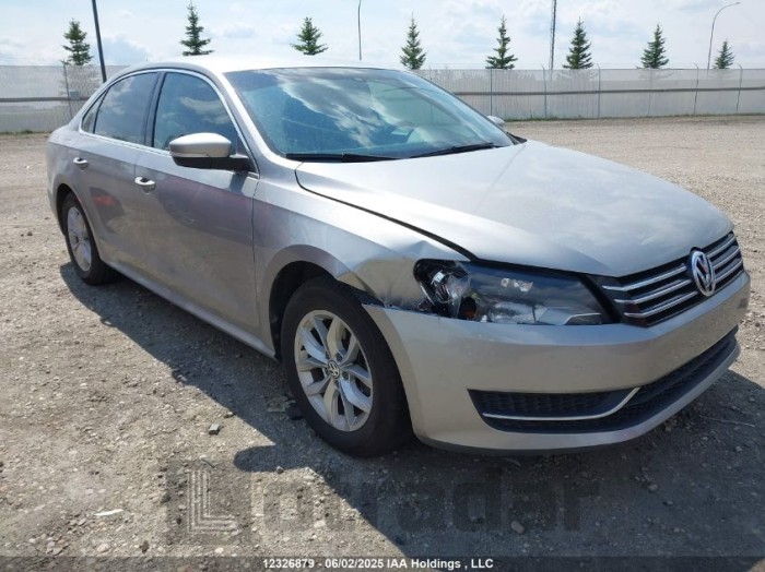 VOLKSWAGEN PASSAT 2014 VIN 1VWAS7A37EC073014