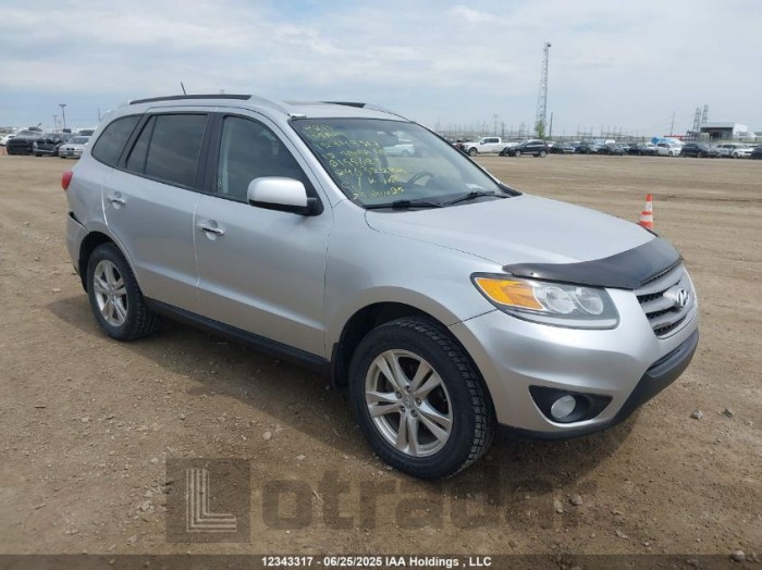 HYUNDAI SANTA FE 2012 VIN 5XYZHDAG6CG155623