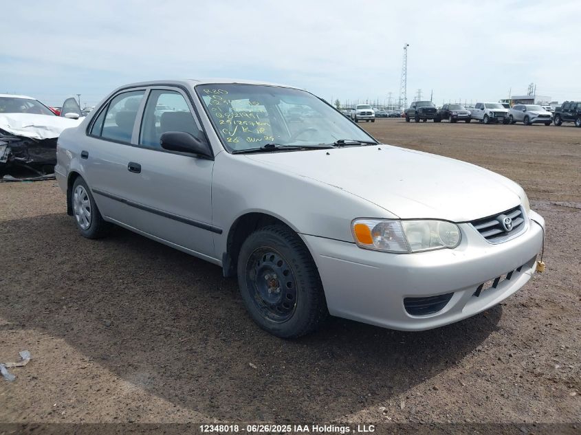 TOYOTA COROLLA 2001 2T1BR12E81C821951