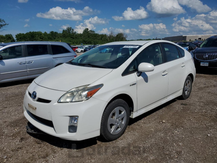 TOYOTA PRIUS 2010 VIN JTDKN3DU9A0015705