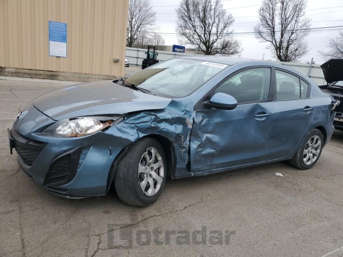 MAZDA 3 2010 VIN JM1BL1SF3A1257494