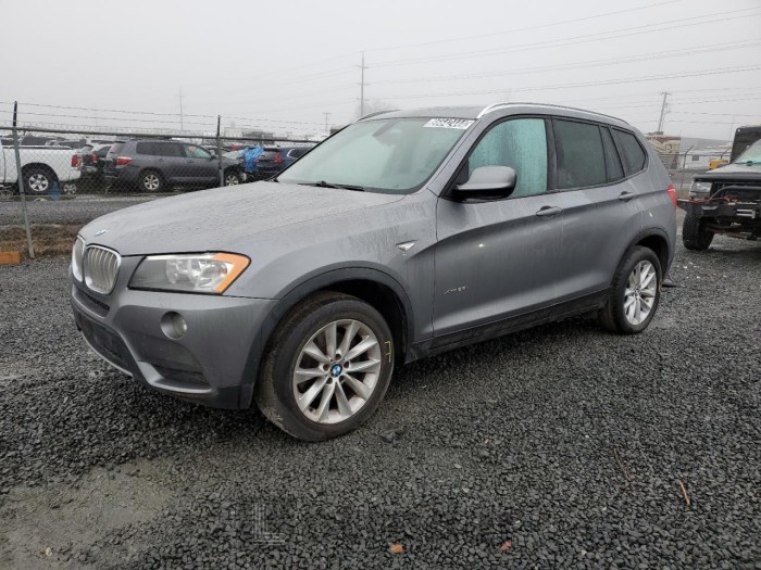 BMW X3 2013 VIN 5UXWX9C57D0A28662