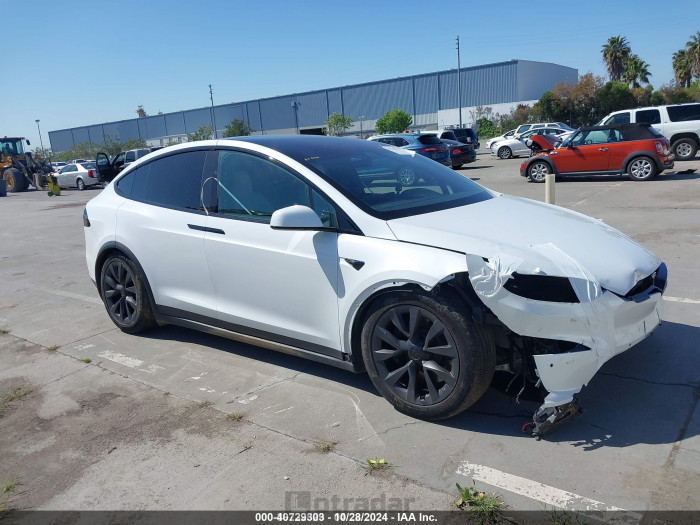 Tesla Model x 2022 VIN 7SAXCAE52NF345994