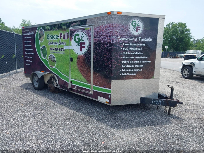 Diamond b trailer wo Cargo trailer 2016 VIN 53NBE1624G1039899