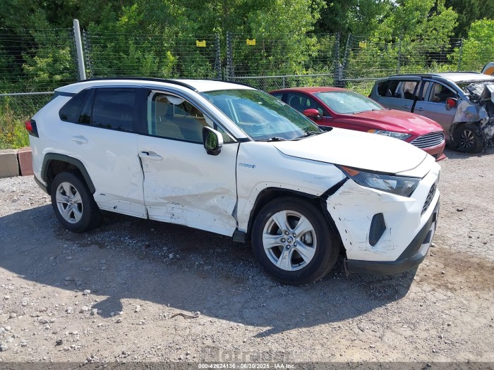 Toyota Rav4 hybrid 2021 VIN JTMMWRFV4MD115822