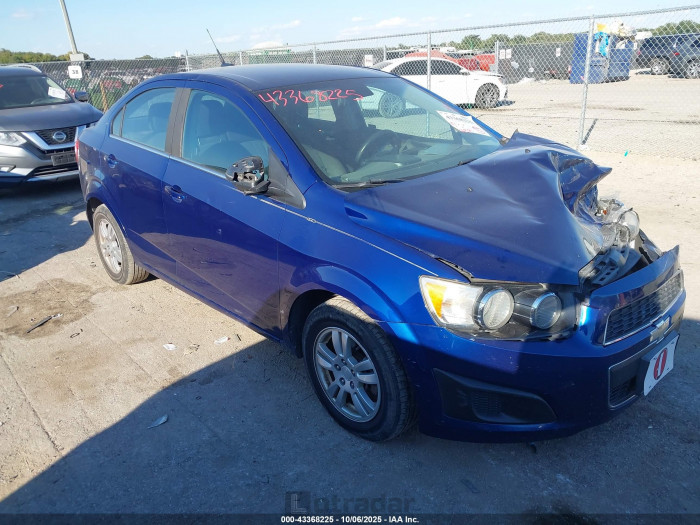 Chevrolet SONIC 2013 VIN 1G1JC5SB2D4169581