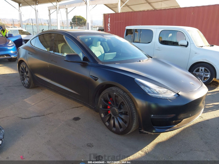 Tesla Model 3 2021 VIN 5YJ3E1EC7MF856345