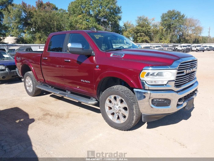 Ram 2500 2020 VIN 3C6UR5FL3LG104124