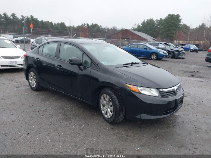 Honda Civic 2012 VIN 2HGFB2F57CH609946