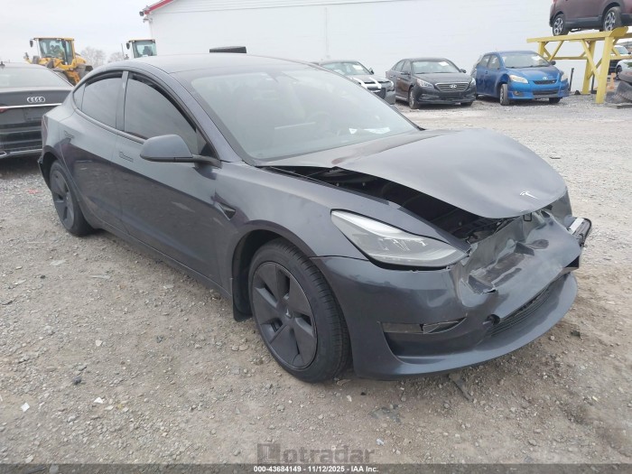 Tesla Model 3 2023 VIN 5YJ3E1EA1PF555136