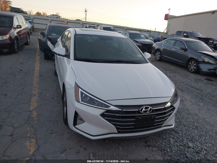 Hyundai Elantra 2019 VIN 5NPD84LF1KH470836