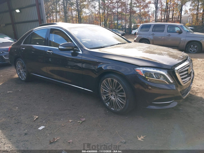 Mercedes-benz S-klasse 2016 VIN WDDUG8CB7GA210288