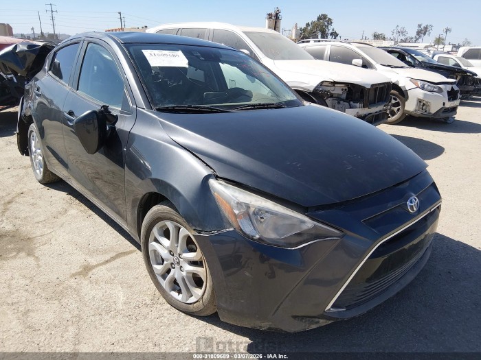 Toyota Yaris 2017 VIN 3MYDLBYV6HY195030