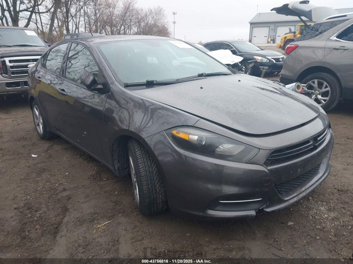 Dodge Dart 2015 VIN 1C3CDFBB3FD131822