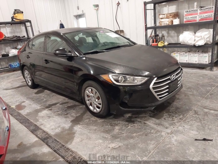 Hyundai Elantra 2018 VIN KMHD74LF5JU619722