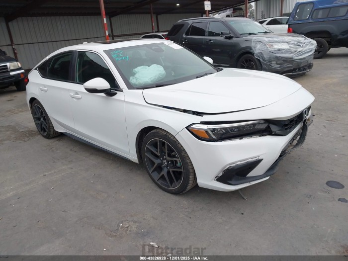 Honda Civic 2022 VIN 19XFL1H87NE010055
