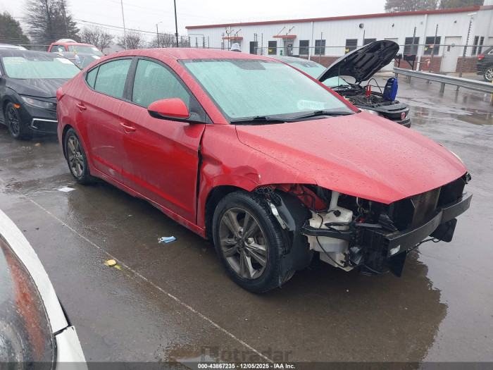 Hyundai Elantra 2018 VIN 5NPD84LF3JH314442
