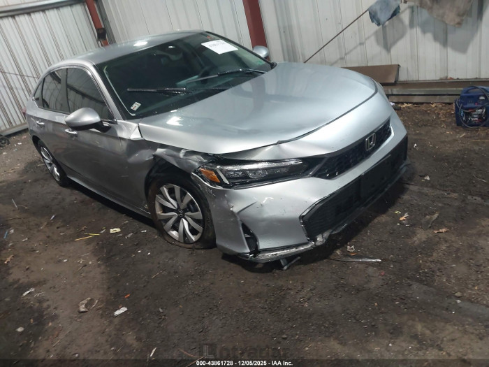 Honda Civic 2025 VIN 2HGFE2F26SH583531