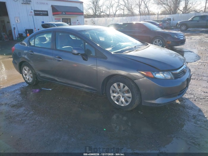 Honda Civic 2012 VIN 19XFB2F5XCE094161