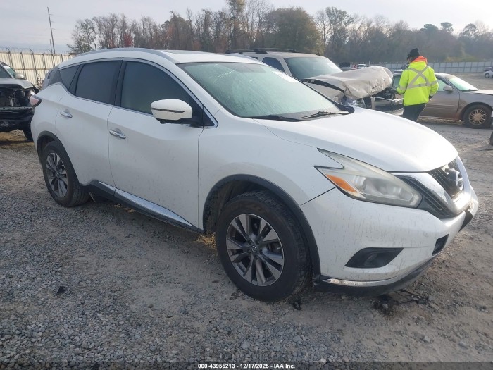 Nissan Murano 2016 VIN 5N1AZ2MG5GN103565
