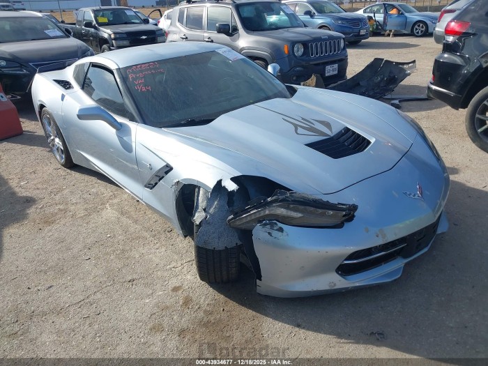 Chevrolet Corvette 2017 VIN 1G1YD2D70H5118003