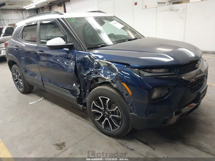 Chevrolet Trailblazer 2022 VIN KL79MVSLXNB108957