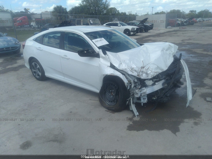 Honda Civic 2020 VIN 2HGFC2F67LH565579