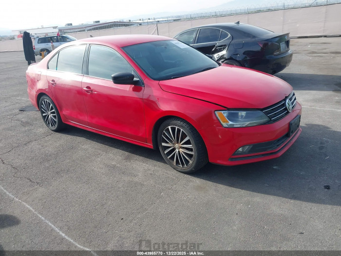 Volkswagen Jetta 2016 VIN 3VWD17AJ3GM231025