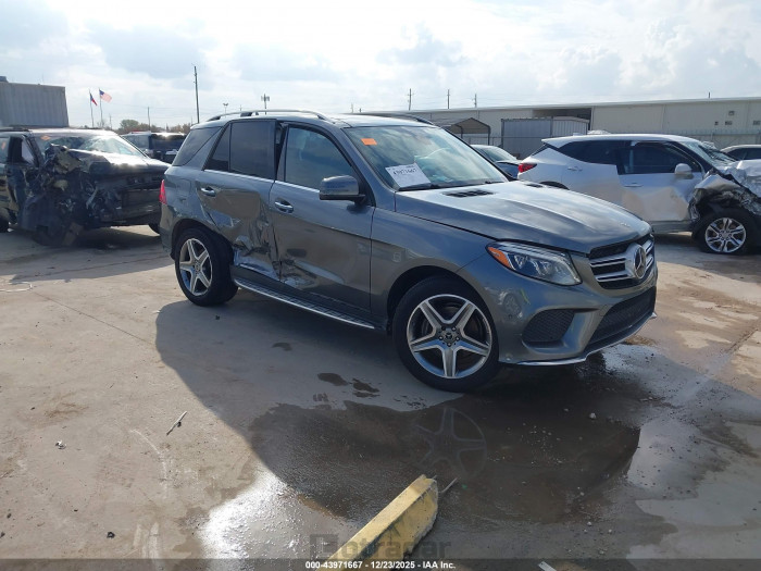 Mercedes-benz Gle class 2017 VIN 4JGDA5JB0HA952641
