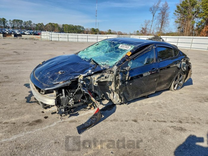 Dodge Dart 2015 VIN 1C3CDFEB8FD142021