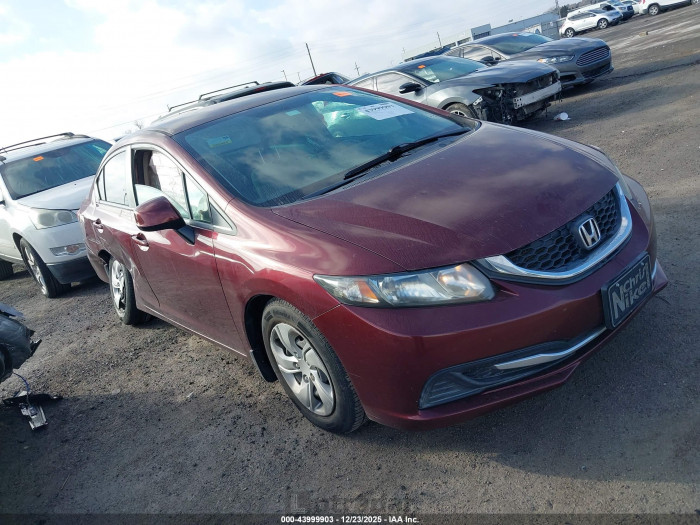 Honda Civic 2013 VIN 2HGFB2F51DH600967
