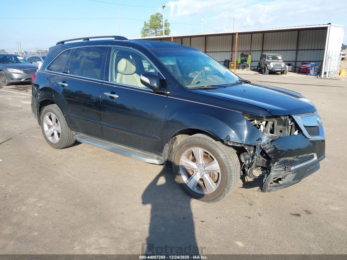 Acura Mdx 2012 VIN 2HNYD2H22CH522308