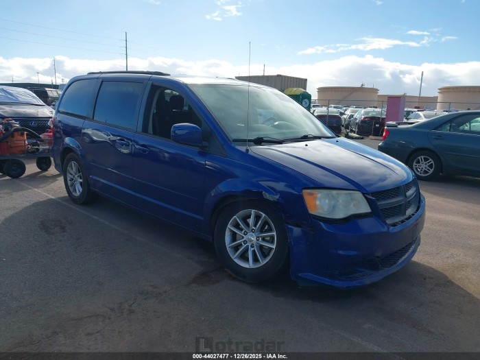 Dodge Caravan 2013 VIN 2C4RDGCG2DR719677