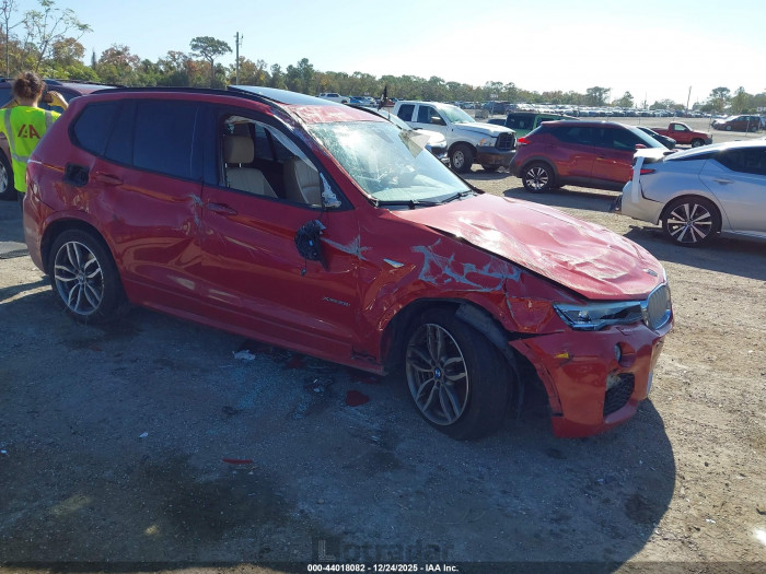 BMW X3 2016 VIN 5UXWX9C58G0D93548