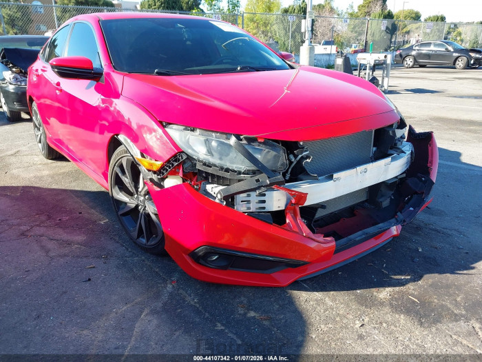 Honda Civic 2019 VIN 2HGFC2F81KH525644