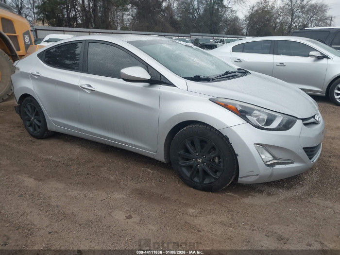 Hyundai Elantra 2015 VIN KMHDH4AE9FU265718