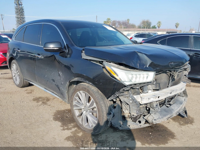 Acura Mdx 2018 VIN 5J8YD3H54JL003056