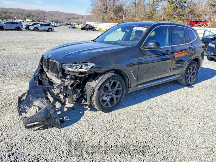 BMW X3 2022 VIN 5UX43DP04N9N36859